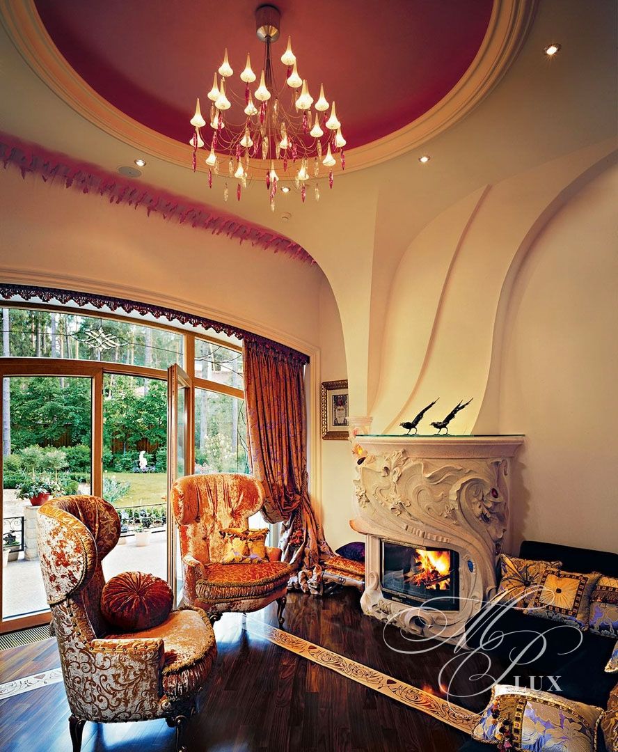 Николина Гора каминный зал