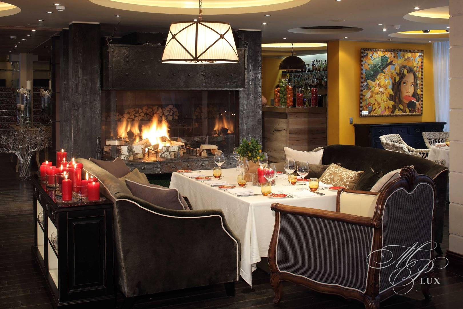 дизайн загородного ресторана в москве