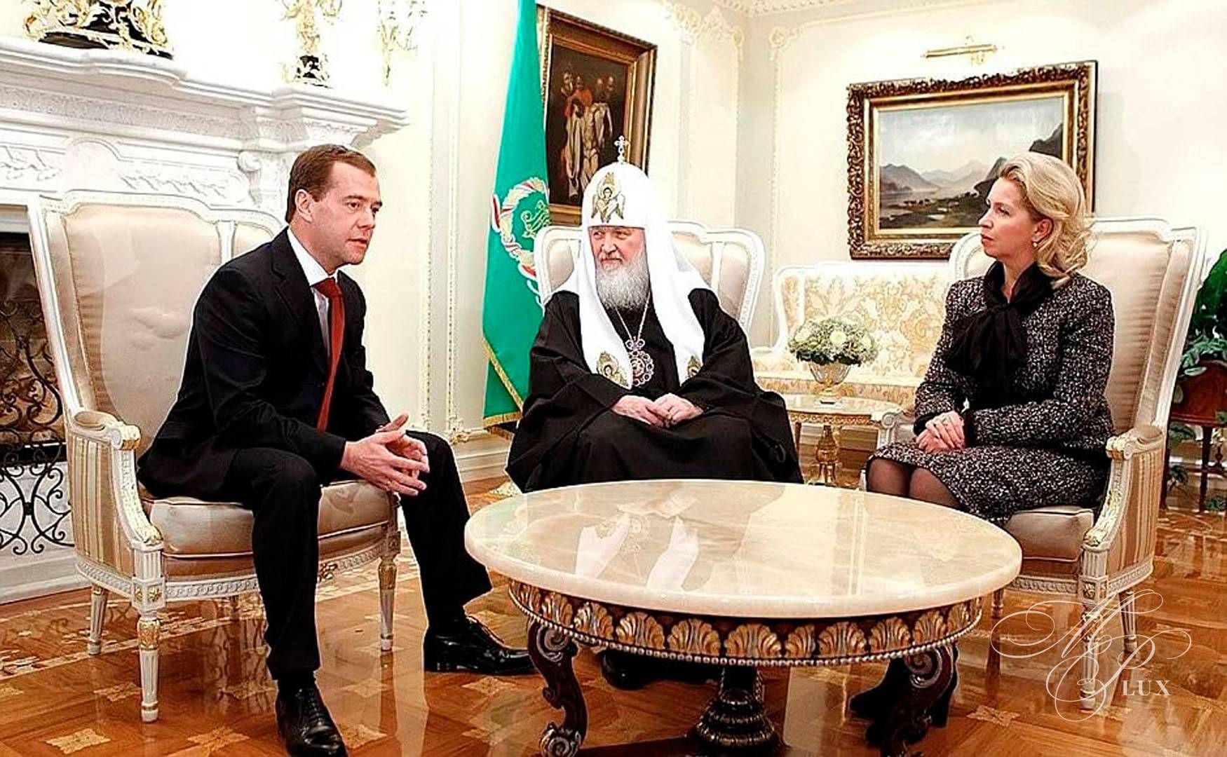 дмитрий медведев и патриарх кирилл