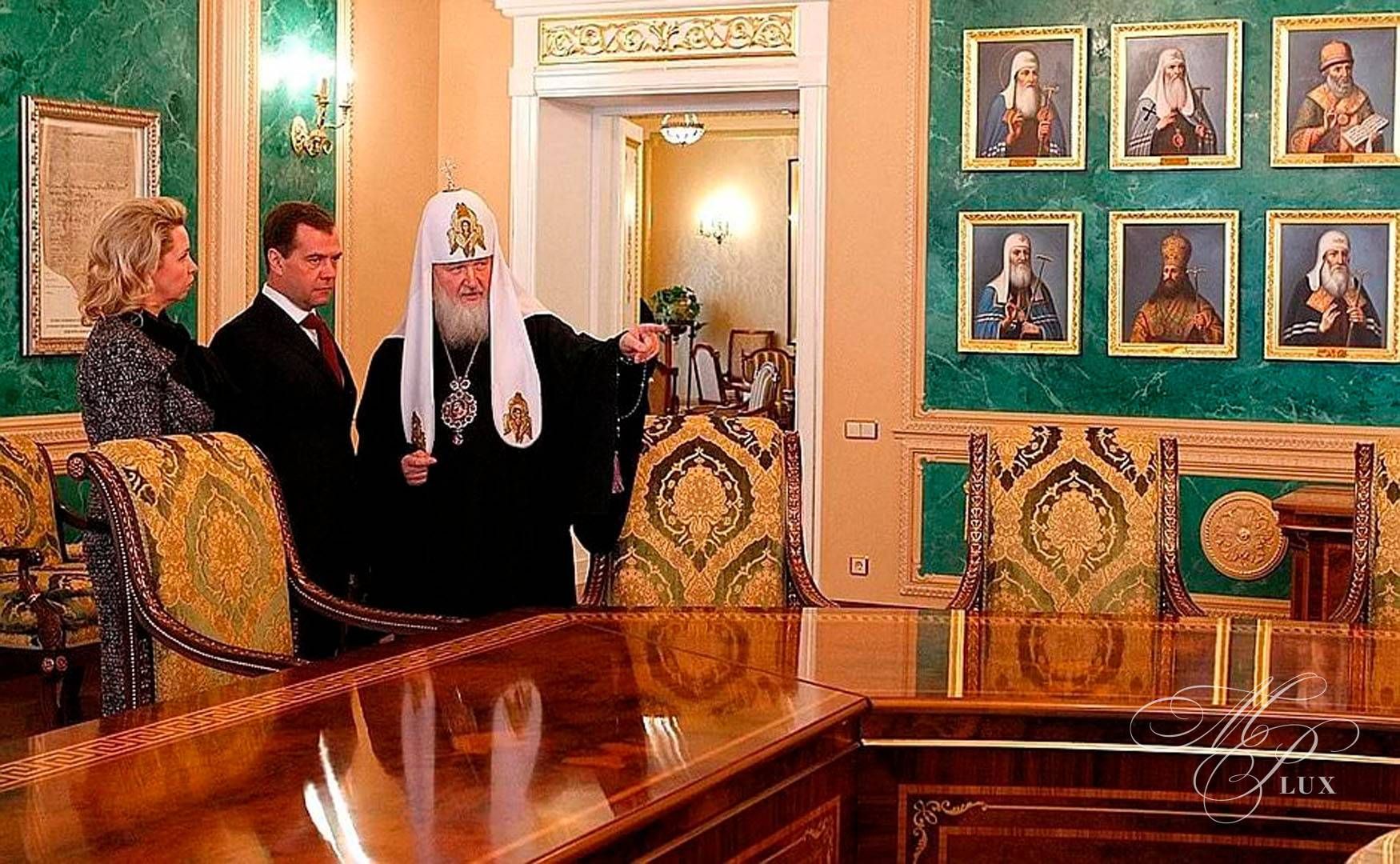 дмитрий медведев в Патриархии