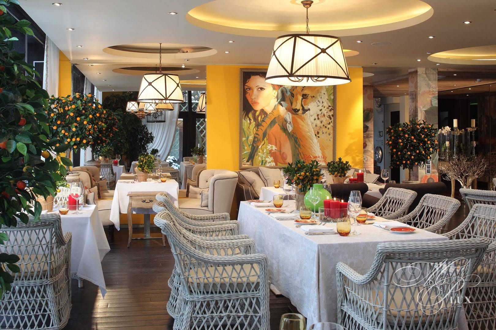 красивый дизайн ресторана москва