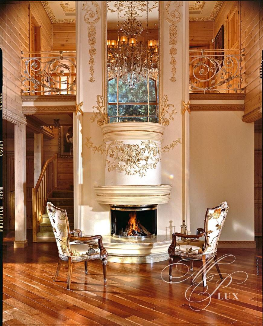 luxury design fireplace
