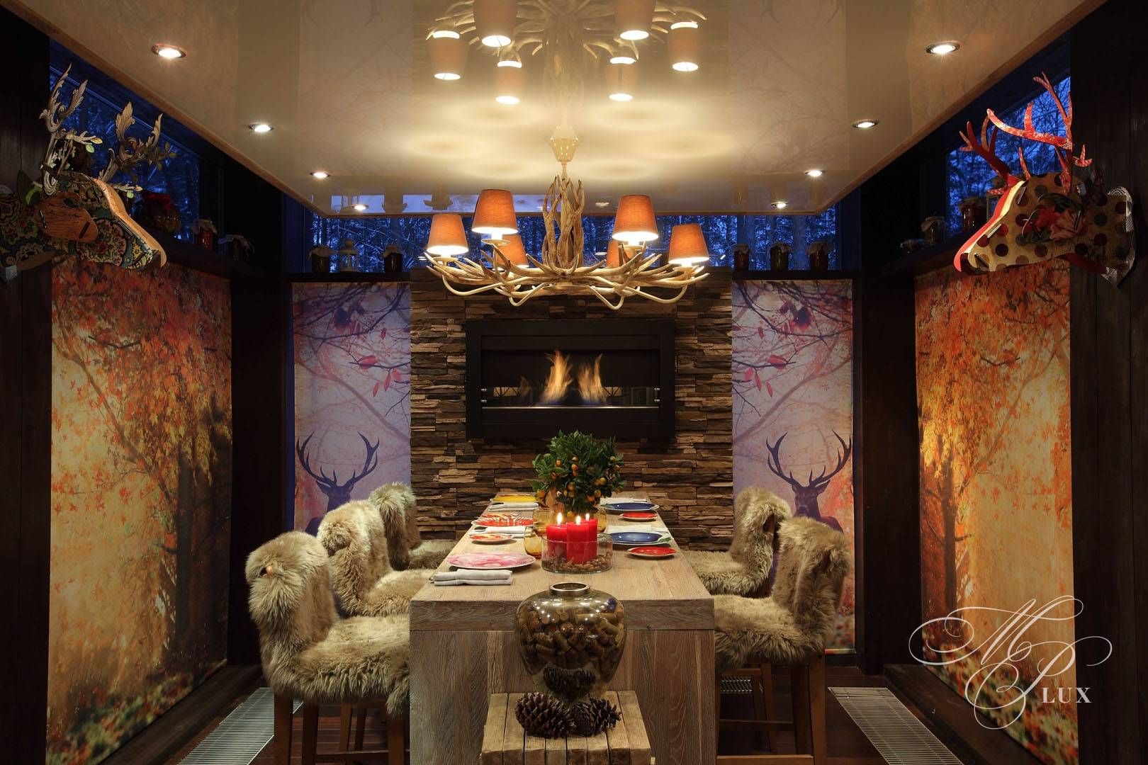 стиль альпийского шале в дизайне