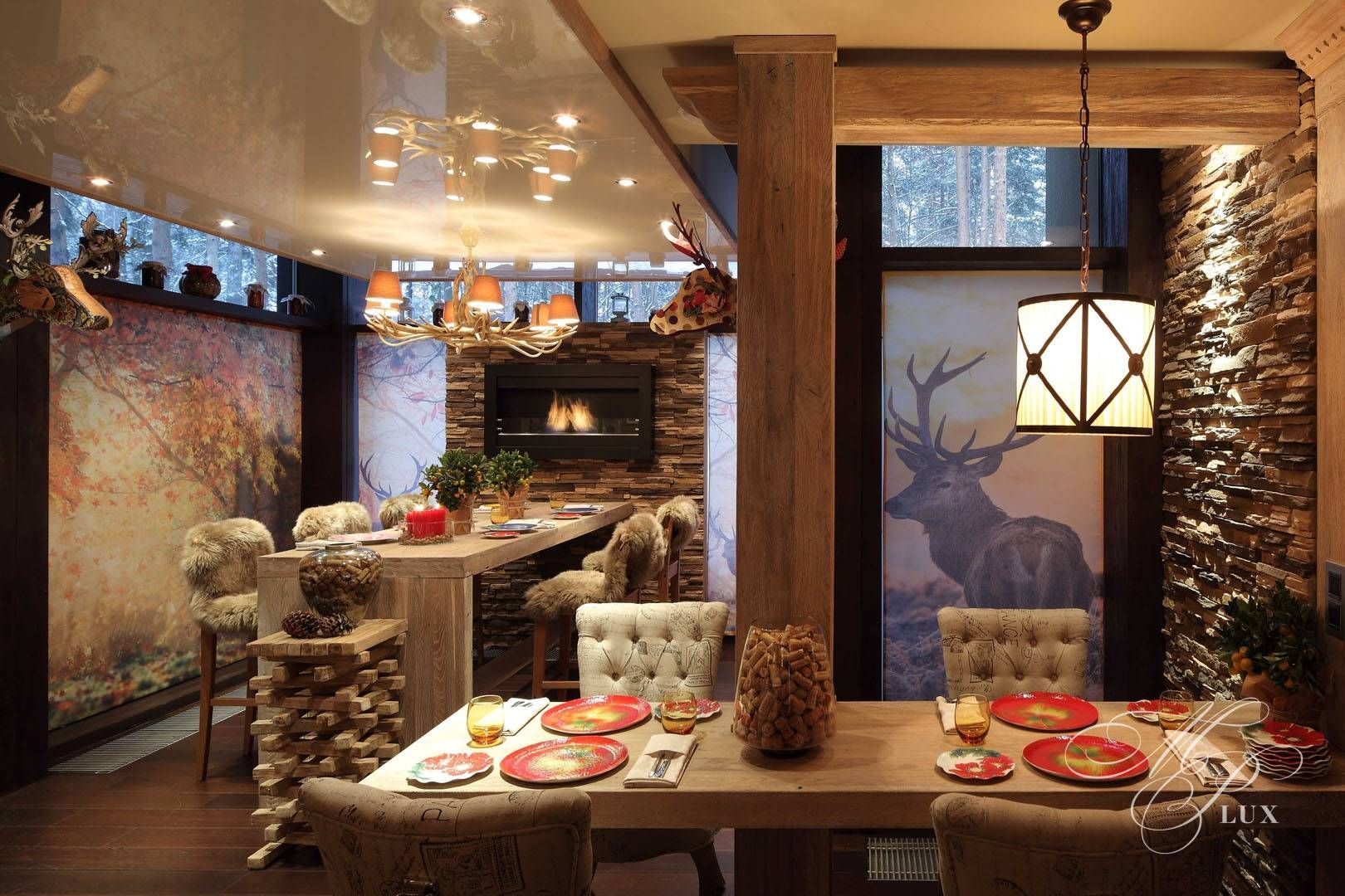 стильный дизайн ресторана от марины путиловской