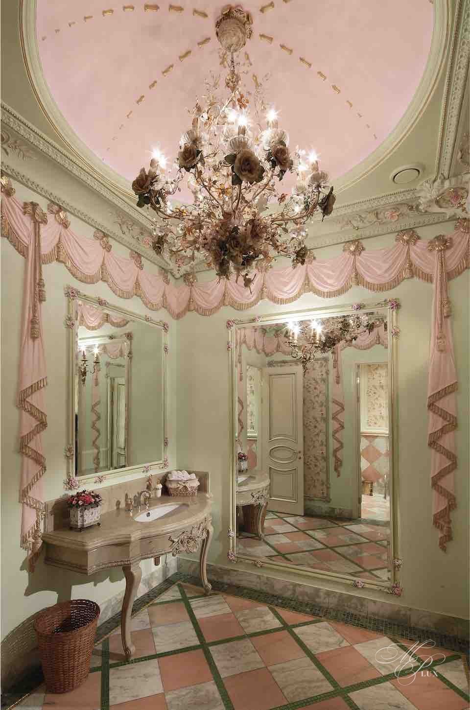 ванная в нежных тонах