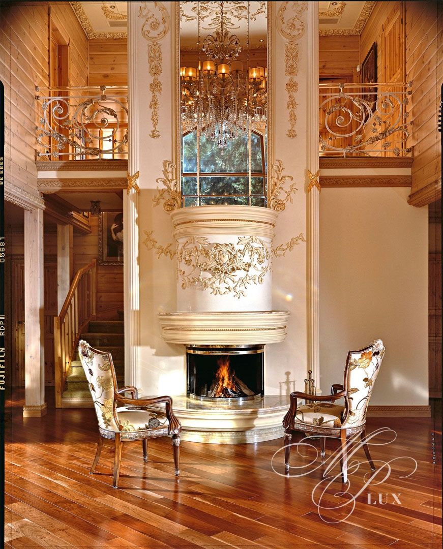 Фортуна 8 luxury design fireplace