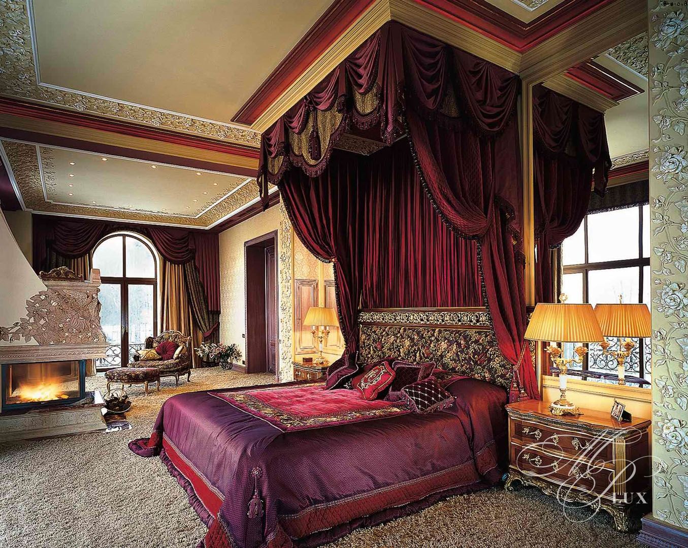 Звенигород royal bedroom design