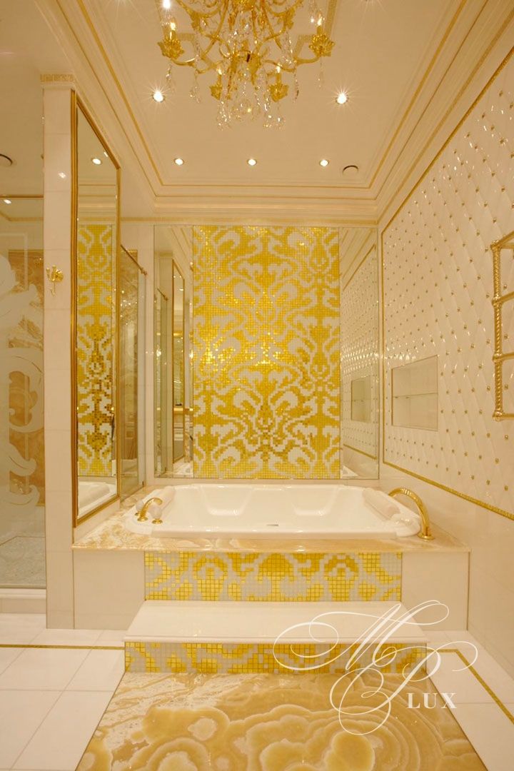 ванная с золотом